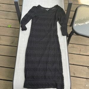 **Hostess Pick** Top Shop Fully Lined Lace Black Maternity Dress